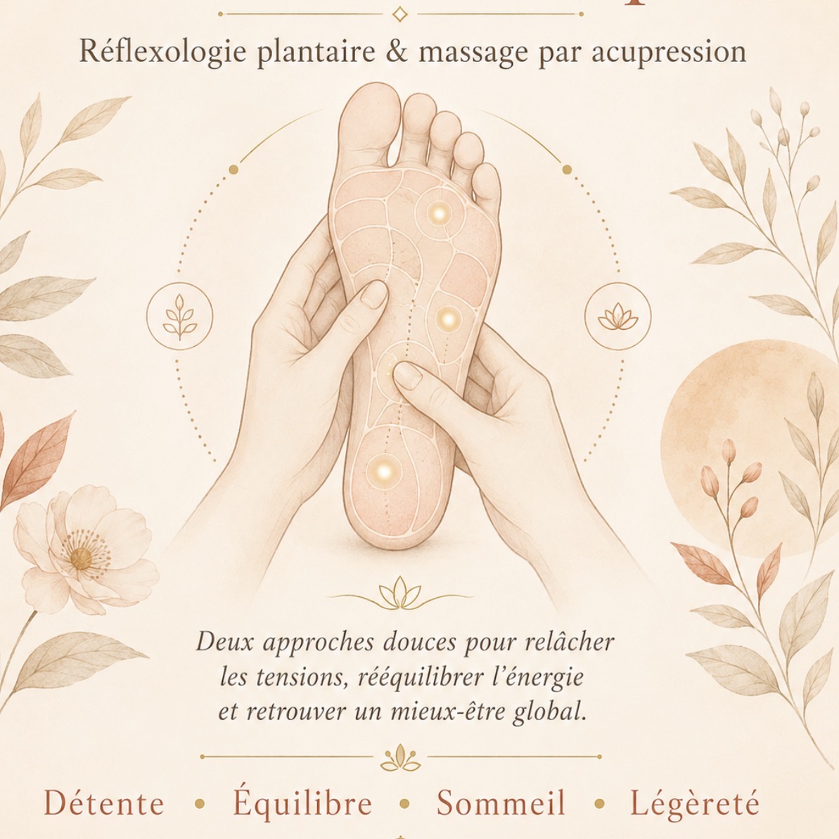 Reflexologie plantaire & massage par acupression